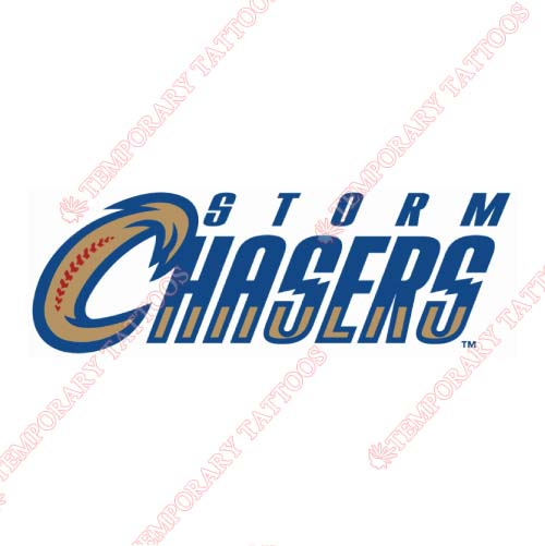 Omaha Storm Chasers Customize Temporary Tattoos Stickers NO.8206